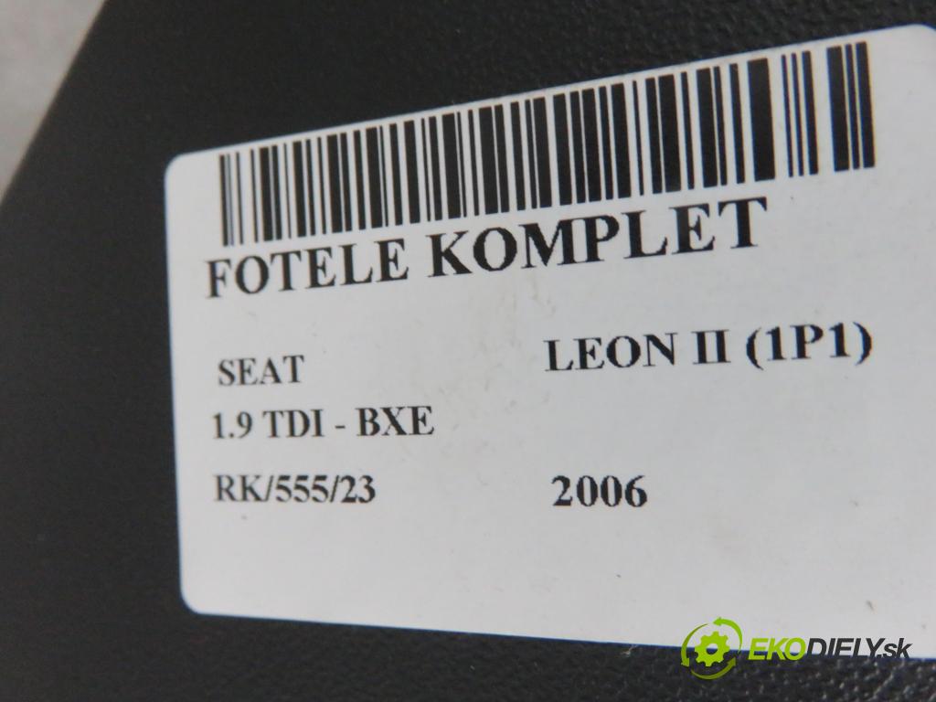 SEAT LEON (1P1) HB 2006 77,00 1.9 TDI - BXE 1896,00 Sedadlo šoféri