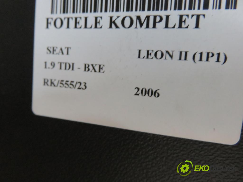 SEAT LEON (1P1) HB 2006 77,00 1.9 TDI - BXE 1896,00 Sedadlo CESTUJÚCI/PP