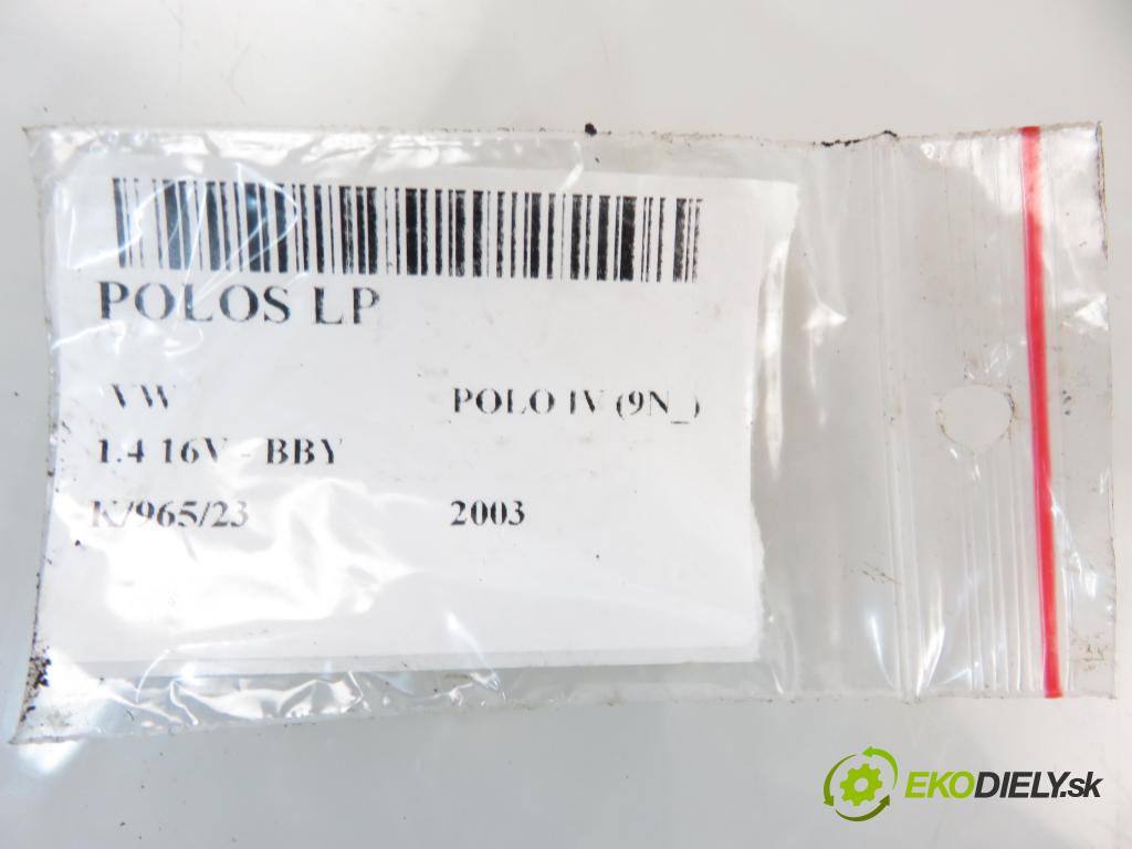 VW POLO (9N_) HB 2003 55,00 1.4 16V 75 - BBY 1390,00 Poloos LP