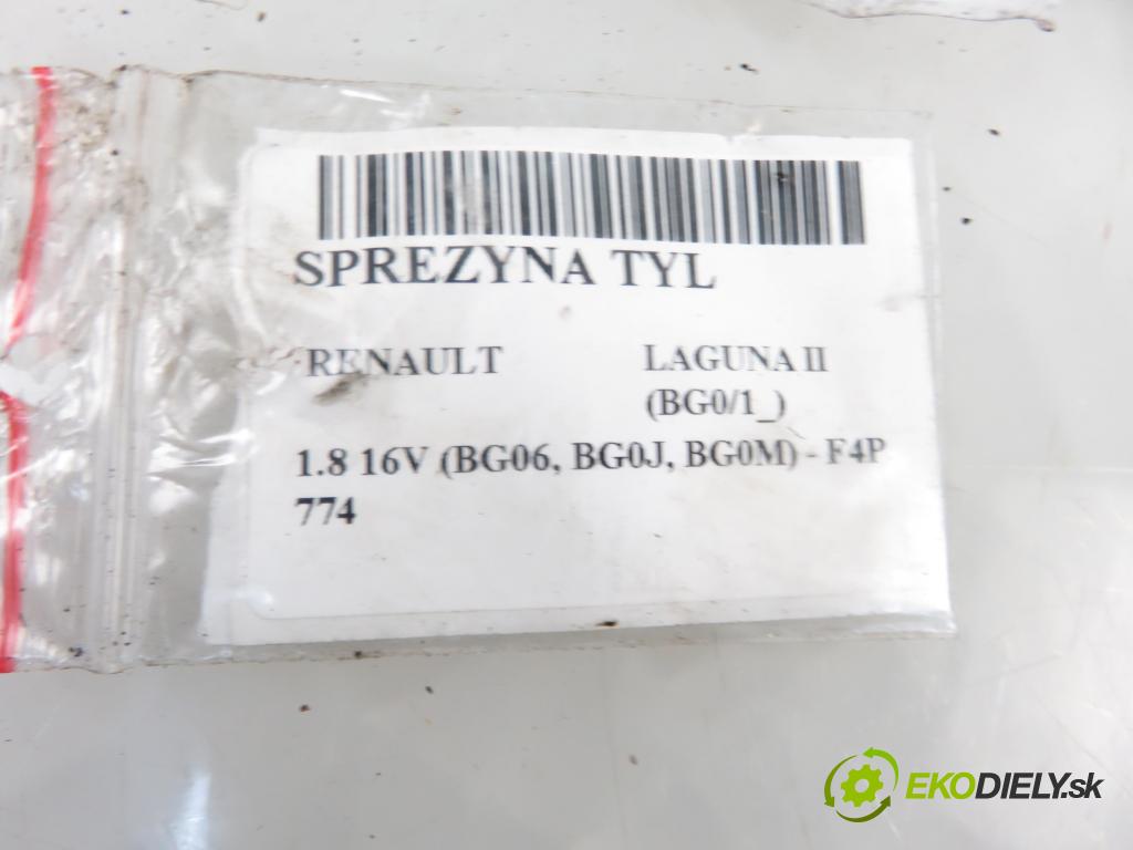RENAULT LAGUNA II (BG0/1_) LIFTBACK 2002 88,00 1.8 16V (BG06, BG0J, BG0M) - F4P 774 1783,00 Pružina zadné