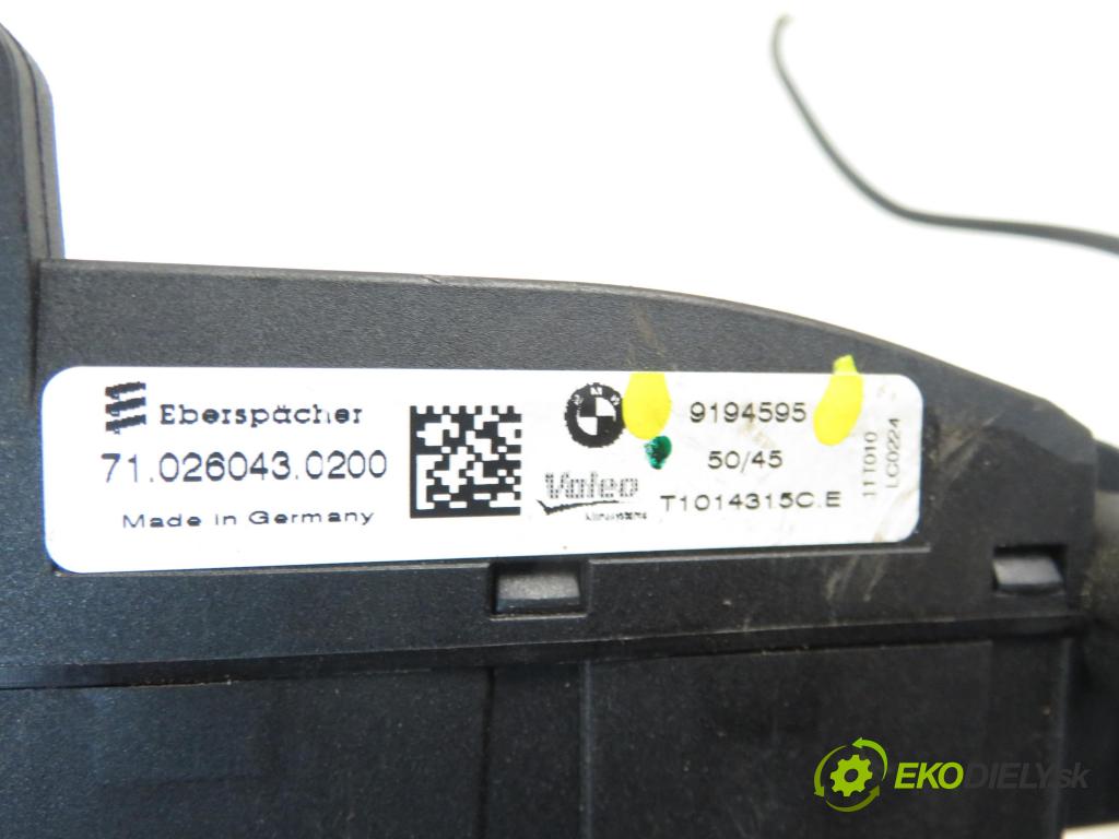 BMW X1 (E84) CROSSOVER 2011 130,00 sDrive 20 d 177 - N47 D20 C 1995,00 Výhrevné teleso, radiátor kúrenia elektrická 9194595 (Radiátory kúrenia)