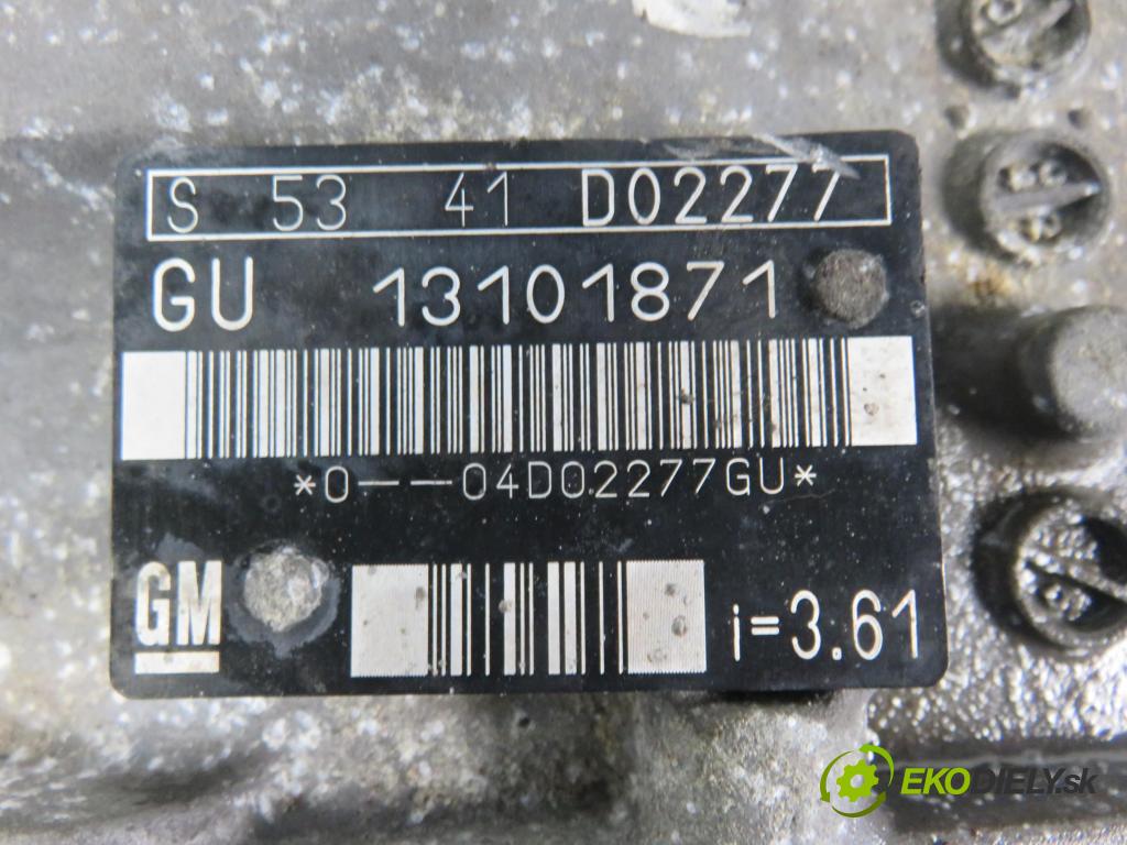 OPEL VECTRA C Kombi (Z02) KOMBI 2004 92,00 2.2 DTI - Y 22 DTR 2172,00 Prevodovka MANUALNA 13101871GU ; F35