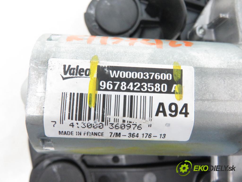 PEUGEOT 2008 I (CU_) CROSSOVER 2013 88,00 1.6 VTi 120 - 5FS (EP6C) 1598,00 Motorček stierače ZADNÉ: W000037600 ; 9678423580