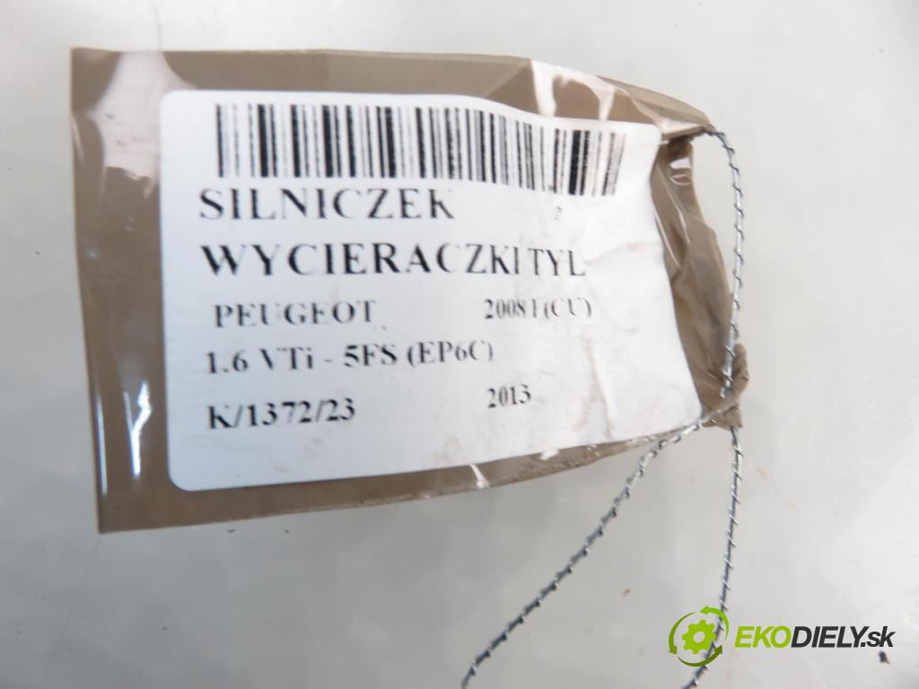 PEUGEOT 2008 I (CU_) CROSSOVER 2013 88,00 1.6 VTi 120 - 5FS (EP6C) 1598,00 Motorček stierače ZADNÉ: W000037600 ; 9678423580