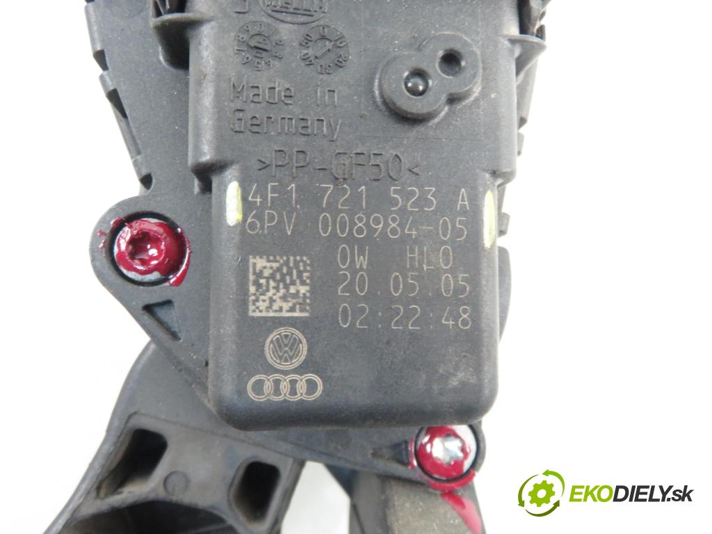 AUDI A6 Avant (4F5, C6) KOMBI 2005 132,00 2.7 TDI - BPP 2698,00 Potenciometer plynového pedálu 4F1721523A ; 6PV00898405 (Pedále)