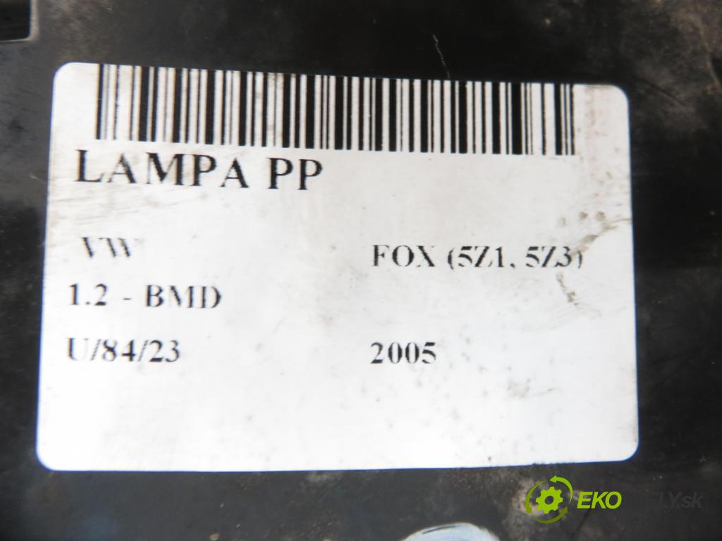 VW FOX (5Z1, 5Z3) HB 2005 40,00 1.2 - BMD 1198,00 Svetlo PP