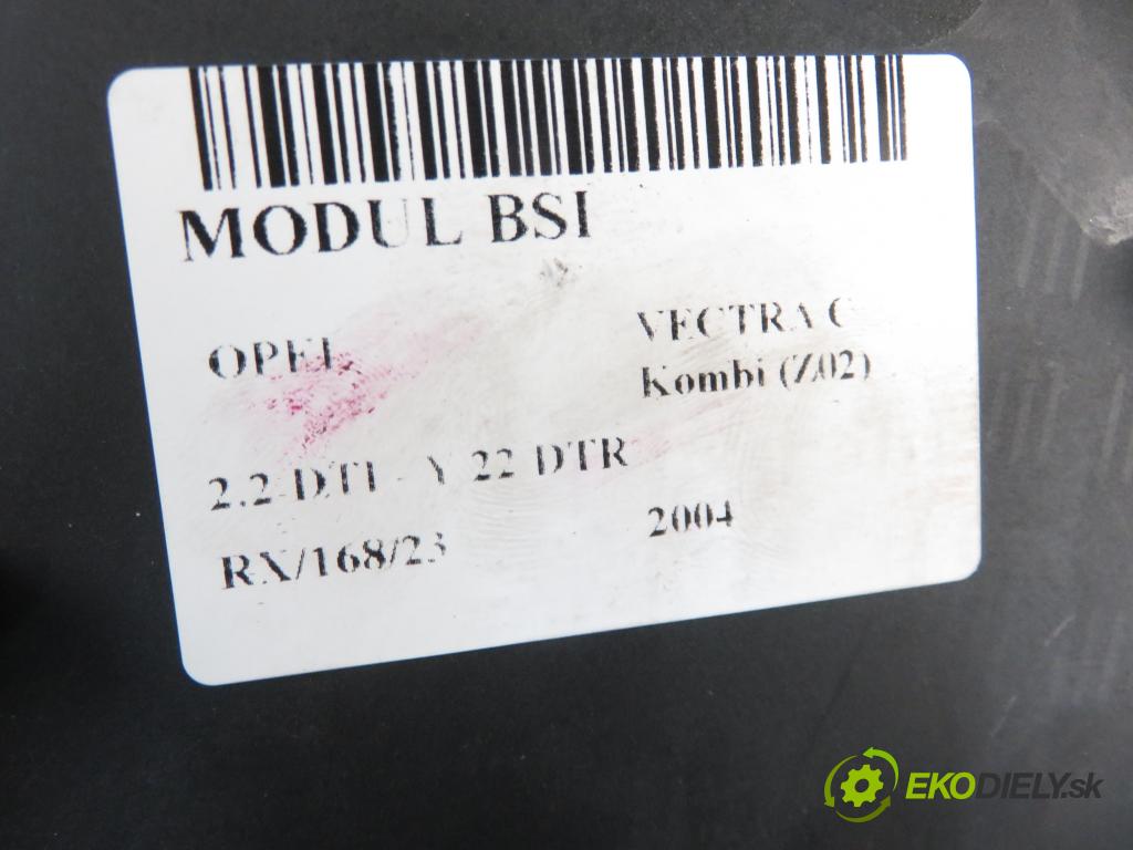 OPEL VECTRA C Kombi (Z02) KOMBI 2004 92,00 2.2 DTI - Y 22 DTR 2172,00 MODUL BSI 13170891