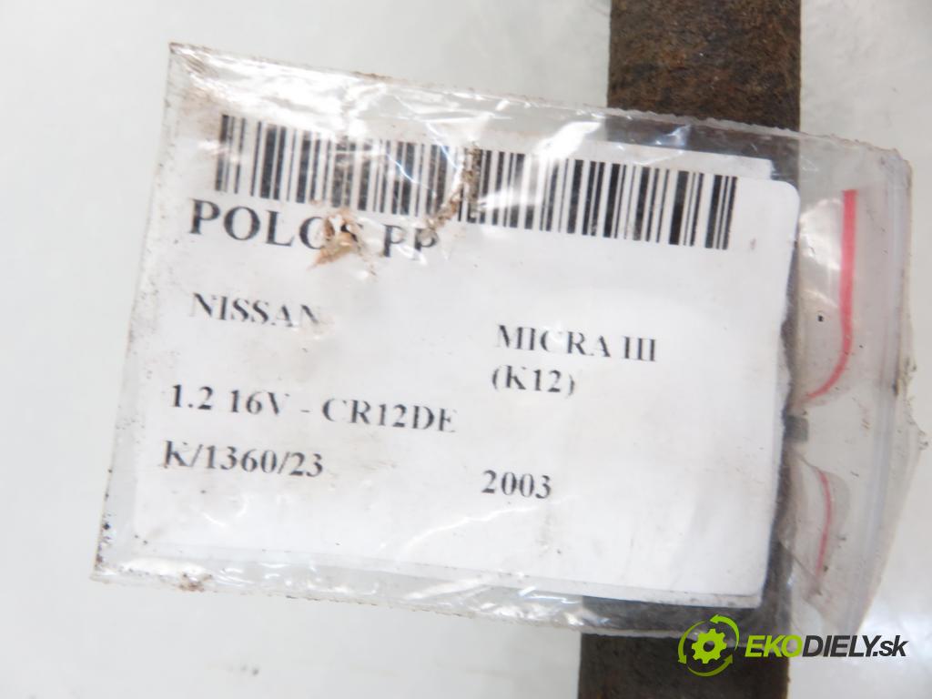NISSAN MICRA III (K12) HB 2003 59,00 1.2 16V - CR12DE 1240,00 Poloos PP