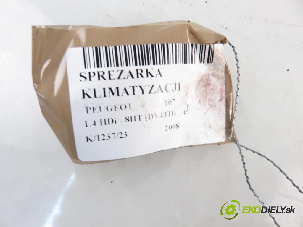PEUGEOT 107 (PM_, PN_) HB 2008 40,00 1.4 HDi 54 - 8HT (PSA) 1398,00 KOMPRESOR: klimatizace 883100H020F (Kompresory)