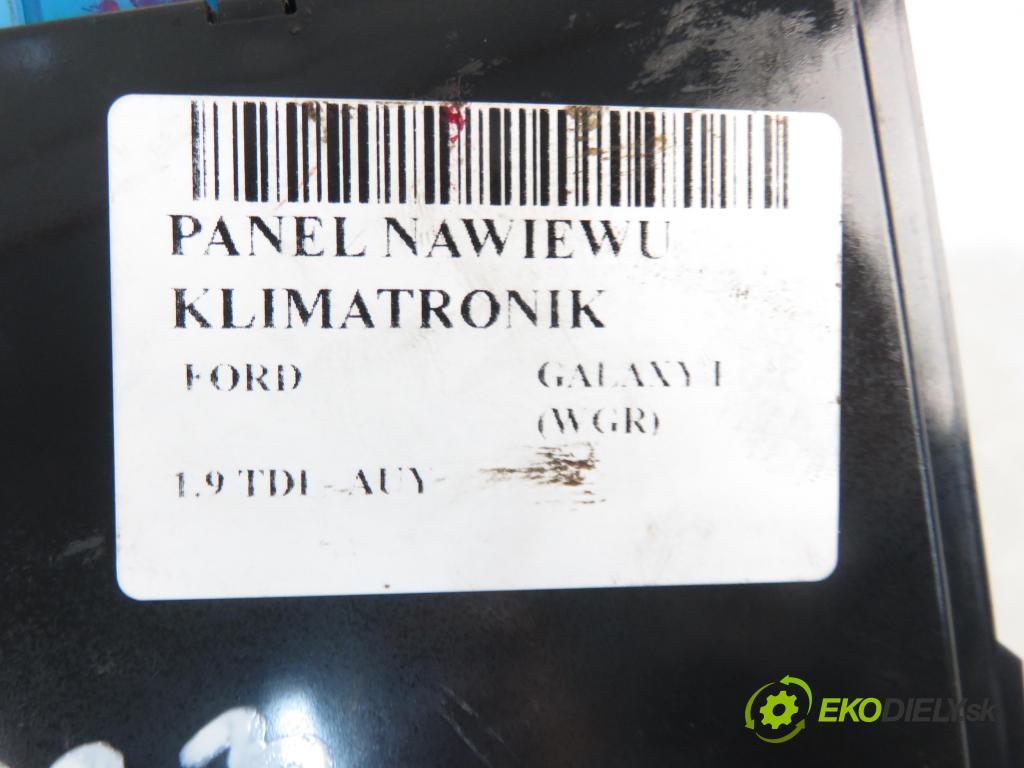 FORD GALAXY (WGR) VAN 2004 85,00 1.9 TDI PD 115 - AUY 1896,00 Panel kúrenia KLIMATRONIK 7M5907040N ; 3M2119988ABW ; 5HB00796340