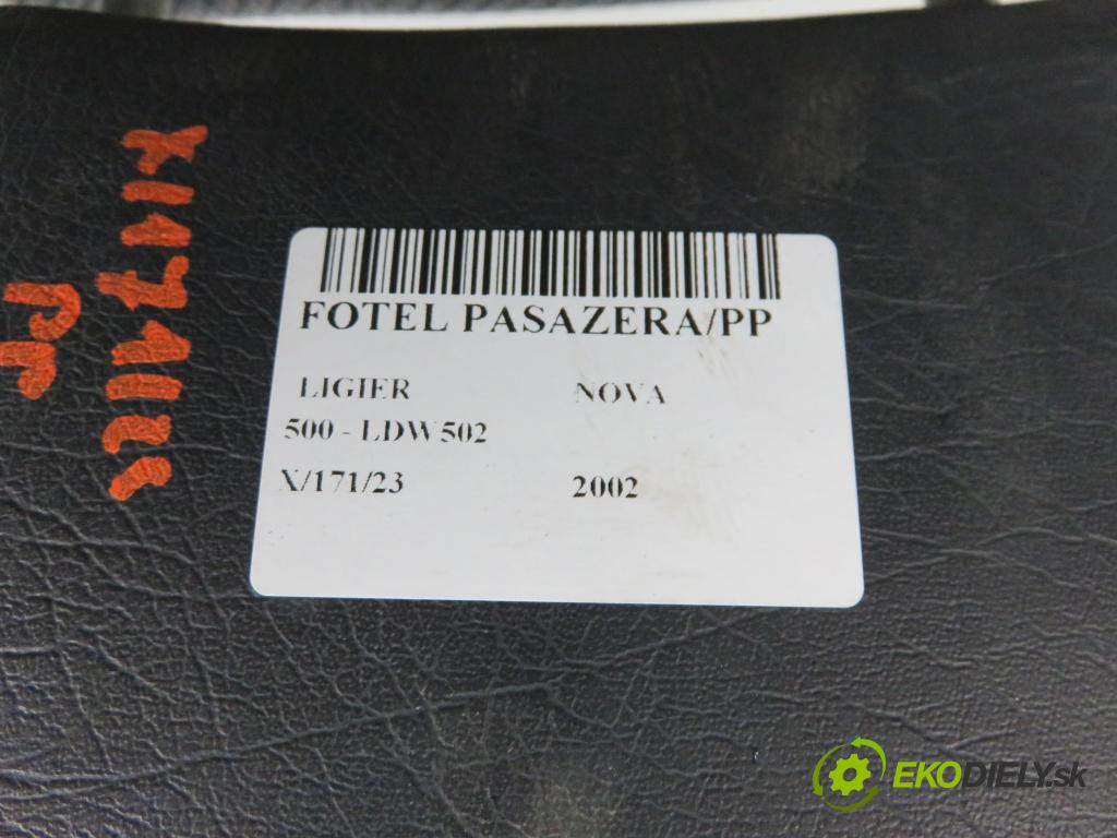LIGIER NOVA HB 2002 9,00 Lombardini FOCS 500 - LDW502/M3  505,00 Sedadlo CESTUJÚCI/PP 