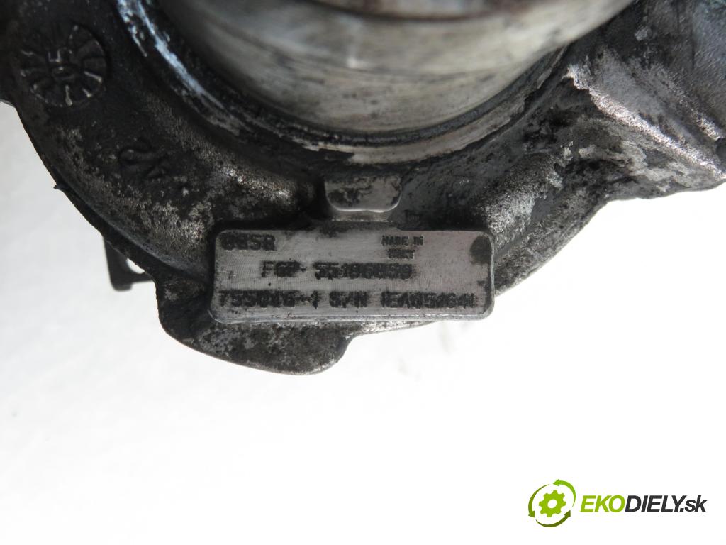 FIAT CROMA (194_) KOMBI 2005 110,00 1.9 D Multijet 150 - 939 A2.000 1910,00 Turbodúchadlo 55196859 (Turbodúchadlá (kompletné))