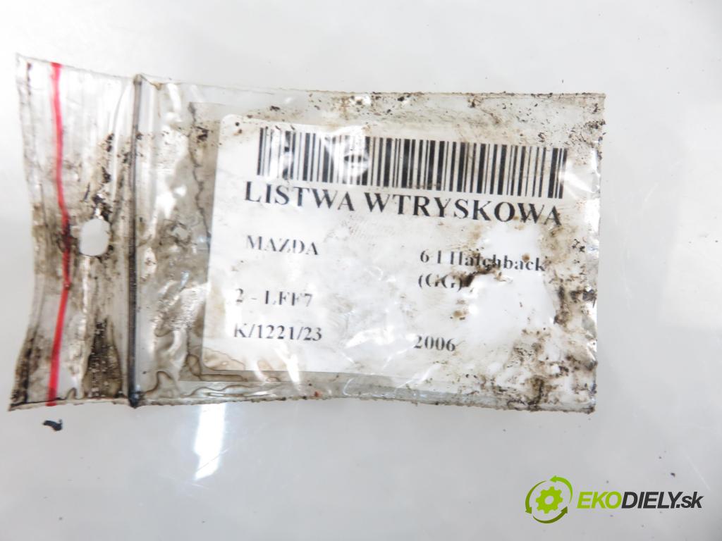 MAZDA 6 Hatchback (GG) LIFTBACK 2006 108,00 2.0 147 - LFF7 1999,00 Lišta vstrekovacia 6M8G9D280AA ; 6M8GBA (Vstrekovacie lišty)