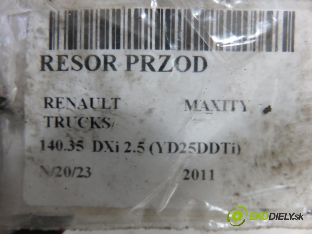 RENAULT TRUCKS MAXITY CHLODNIA 2011 100,00 DXi 2.5 140.35 (YD25DDTi) 2488,00 Listové pero predný