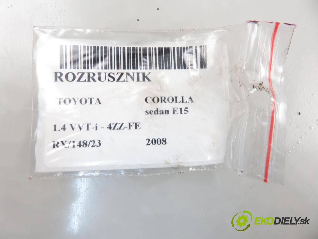 TOYOTA COROLLA sedan (_E15_) SEDAN 2008 71,00 1.4 VVT-i 97 - 4ZZ-FE 1398,00 Štartér  (Štartéry)