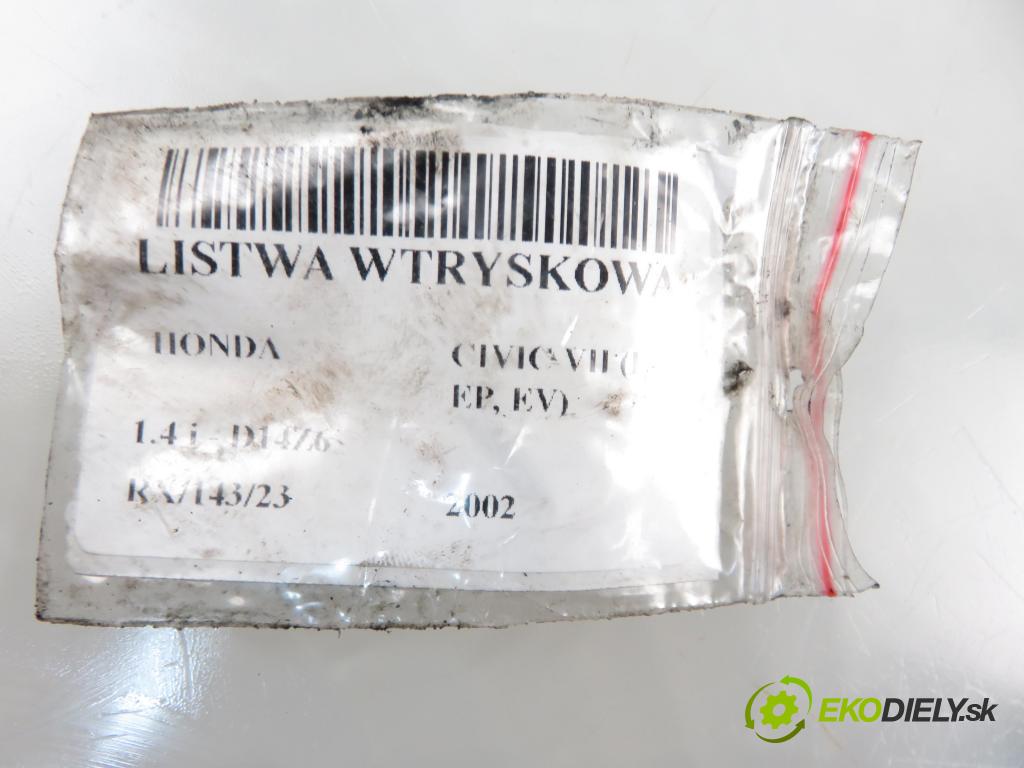 HONDA CIVIC VII Hatchback (EU, EP, EV) HB 2002 55,00 1.4 i 75 - D14Z6 1396,00 Lišta vstrekovacia (Vstrekovacie lišty)