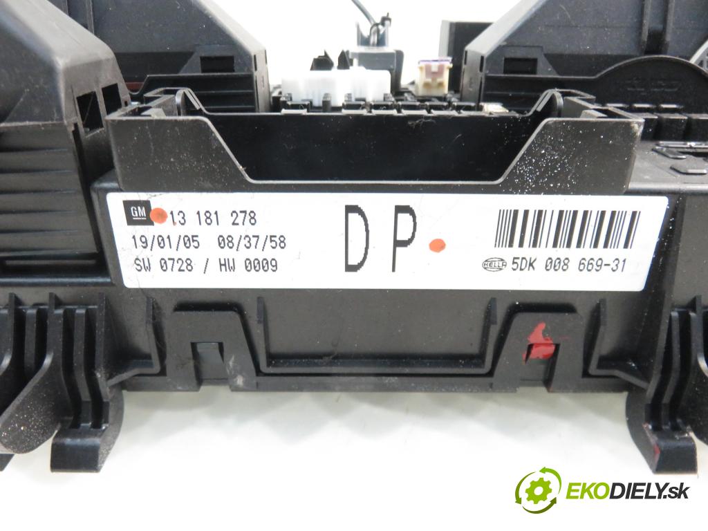 OPEL ASTRA H (A04) HB 2005 74,00 1.7 CDTI 100 - Z 17 DTH 1686,00 MODUL BSI 13181278DP