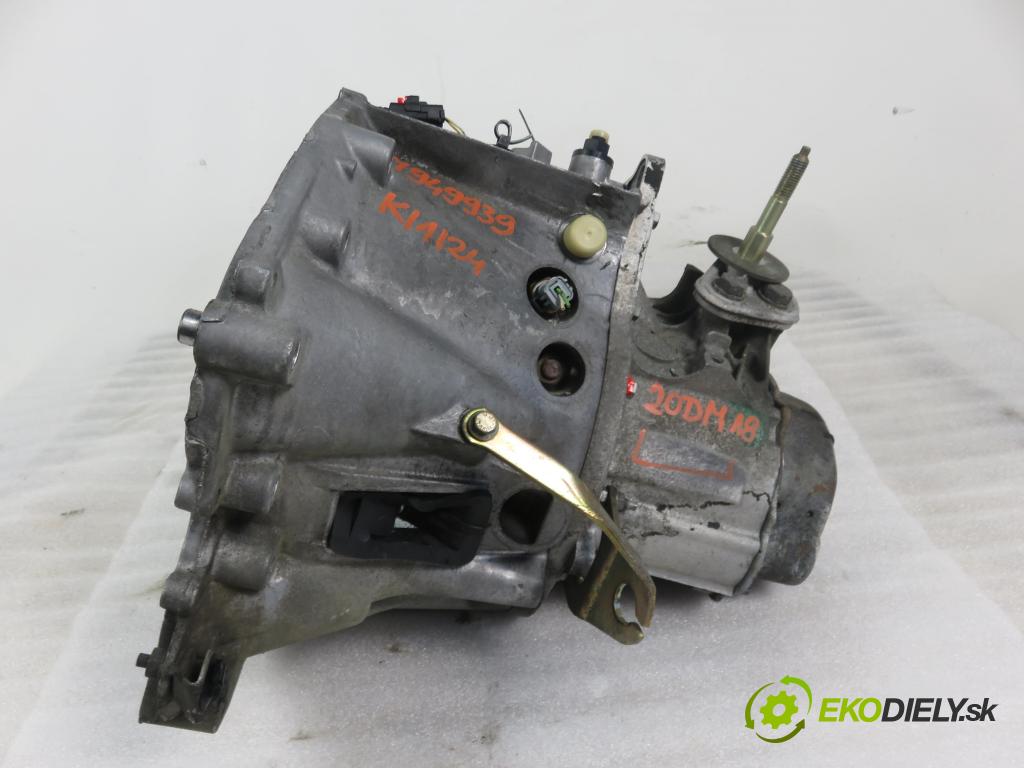 PEUGEOT 206 liftback (2A/C) HB 2003 66,00 2.0 HDI 90 - RHY 1997,00 Prevodovka MANUALNA 20DM18