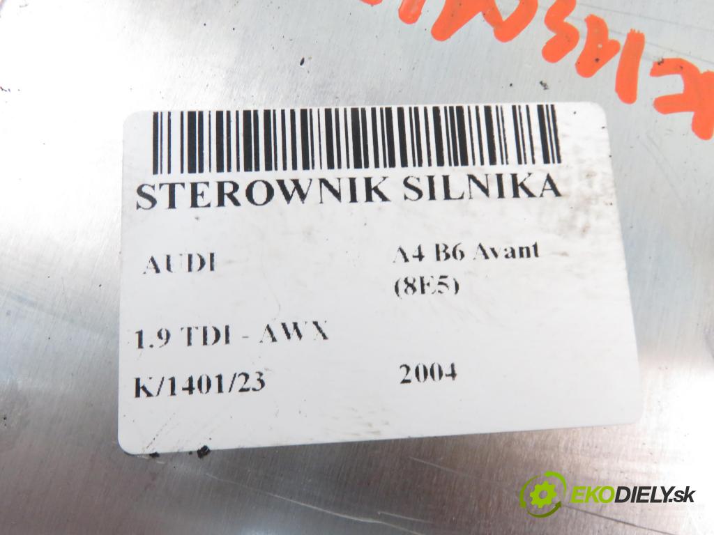 AUDI A4 Avant (8E5, B6) KOMBI 2004 96,00 1.9 TDI - AWX 1896,00 řídící jednotka motora 038906019JQ ; 0281011142