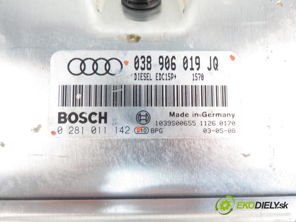 AUDI A4 Avant (8E5, B6) KOMBI 2004 96,00 1.9 TDI - AWX 1896,00 řídící jednotka motora 038906019JQ ; 0281011142