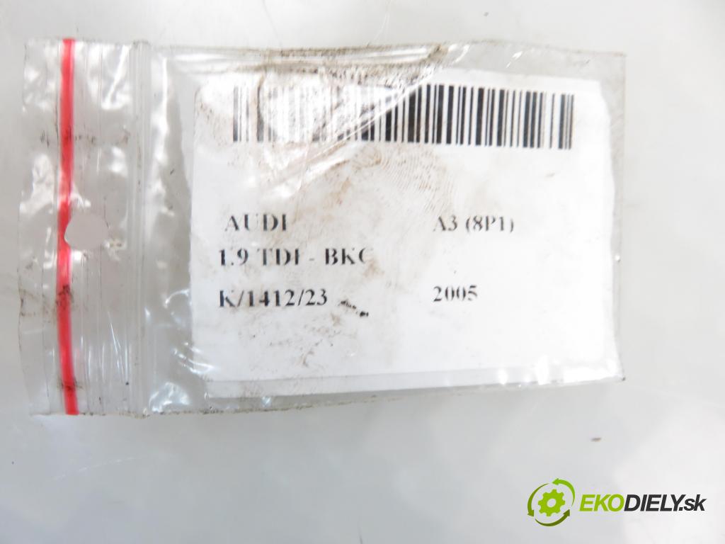 AUDI A3 (8P1) HB 2005 77,00 1.9 TDI PD 105 - BKC 1896,00 Rúra intercoolera turba 1K0145838C