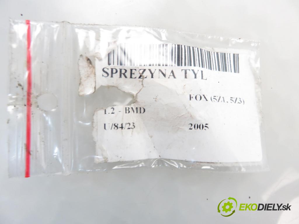 VW FOX (5Z1, 5Z3) HB 2005 40,00 1.2 - BMD 1198,00 Pružina ZADNÉ: