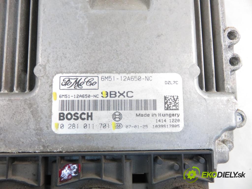 FORD FOCUS II Turnier (DA_, FFS, DS) KOMBI 2007 66,00 1.6 TDCI 90 1560,00 řídící jednotka motora 6M5112A650NC ; 0281011701