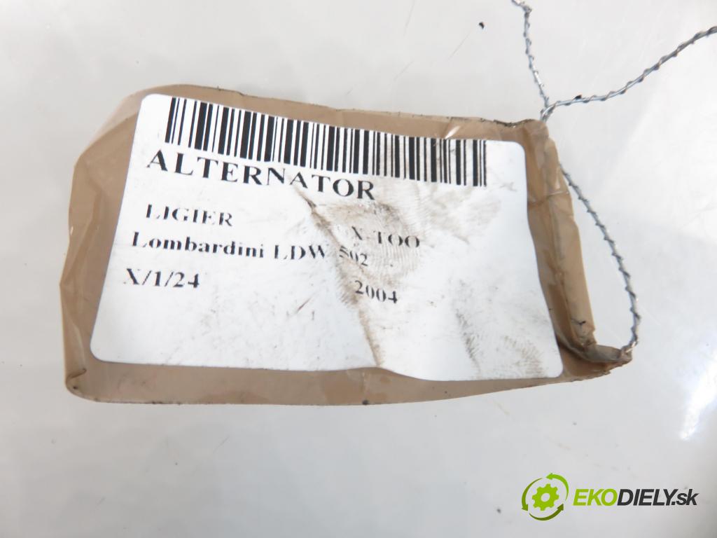 LIGIER X-Too HB 2004 9,80 Lombardini LDW 502 505,00 Alternátor  (Alternátory)
