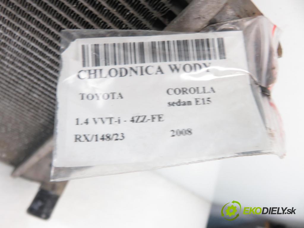 TOYOTA COROLLA sedan (_E15_) SEDAN 2008 71,00 1.4 VVT-i 97 - 4ZZ-FE 1398,00 chladič vody 4221336512
