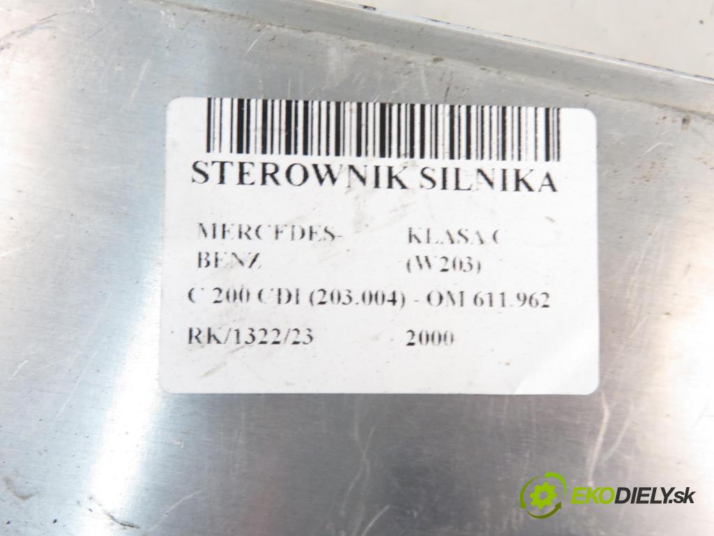 MERCEDES-BENZ KLASA C (W203) SEDAN 2000 85,00 C 200 CDI 116 - OM 611.962 2148,00 řídící jednotka motora 6111532479 ; 0281010528