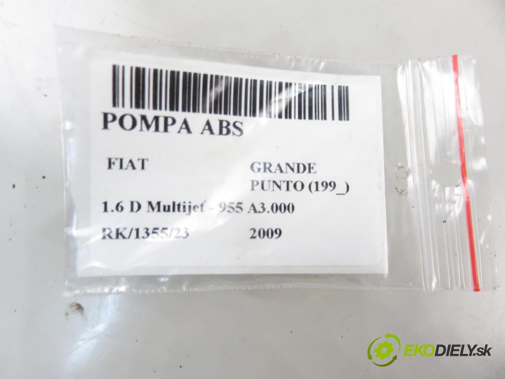 FIAT GRANDE PUNTO (199_) HB 2009 88,00 1.6 D Multijet - 955 A3.000 1598,00 Pumpa ABS 0265230808 (Pumpy ABS)