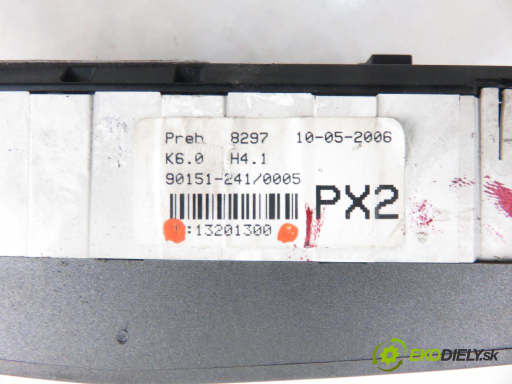 OPEL ZAFIRA B (A05) VAN 2006 88,00 1.9 CDTI 8V 120 - Z 19 DT 1910,00 Panel kúrenia KLIMATIZACE: 90151241