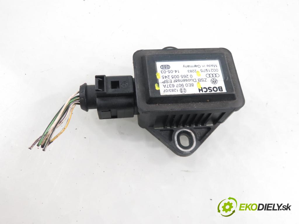 AUDI A4 Avant (8E5, B6) KOMBI 2004 96,00 1.9 TDI - AWX 1896,00 snímač ESP 8E0907637A ; 0265005245