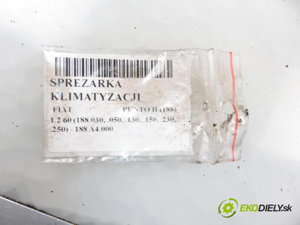 FIAT PUNTO (188_) HB 2002 44,00 1.2 60 - 188 A4.000 1242,00 KOMPRESOR: klimatizace SCSB06 (Kompresory)