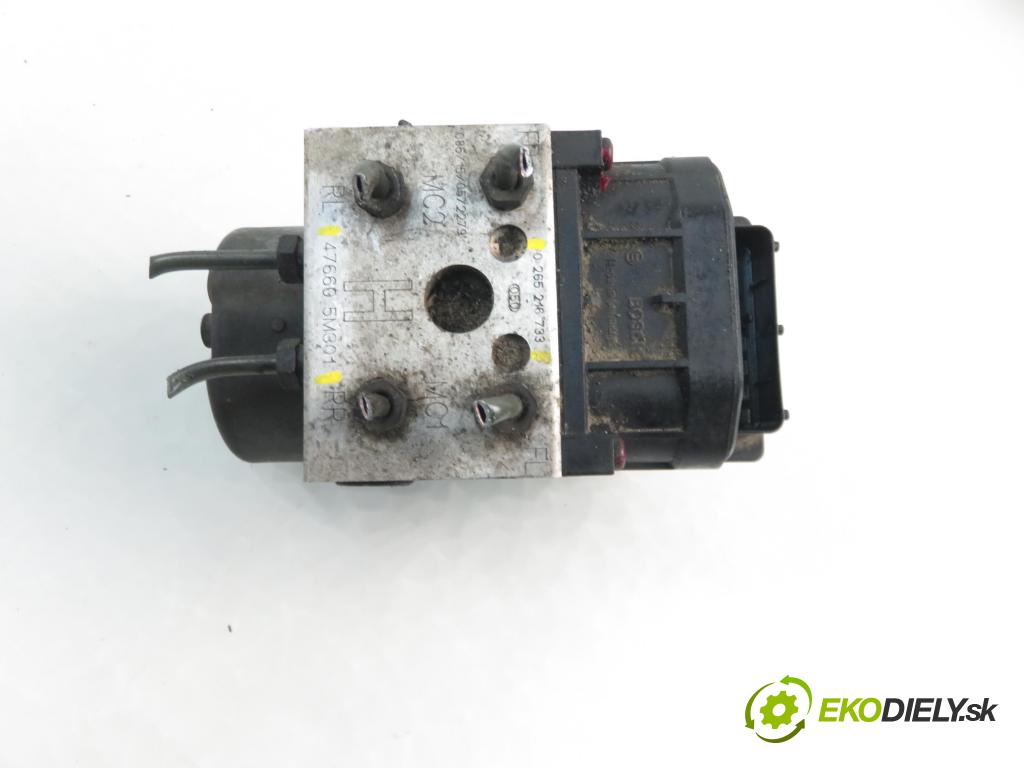 NISSAN ALMERA II Hatchback (N16) HB 2002 66,00 1.5 90 - QG15DE 1498,00 Pumpa ABS 476605M301 ; 0265216733 ; 0273004452 (Pumpy ABS)