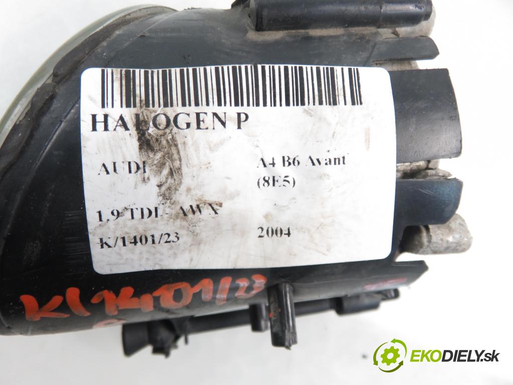 AUDI A4 Avant (8E5, B6) KOMBI 2004 96,00 1.9 TDI - AWX 1896,00 hmlové svetlo, hmlovka P