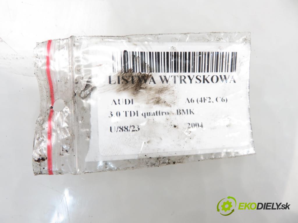 AUDI A6 (4F2, C6) SEDAN 2004 165,00 3.0 TDI quattro - BMK 2967,00 Lišta vstrekovacia 059130089D (Vstrekovacie lišty)