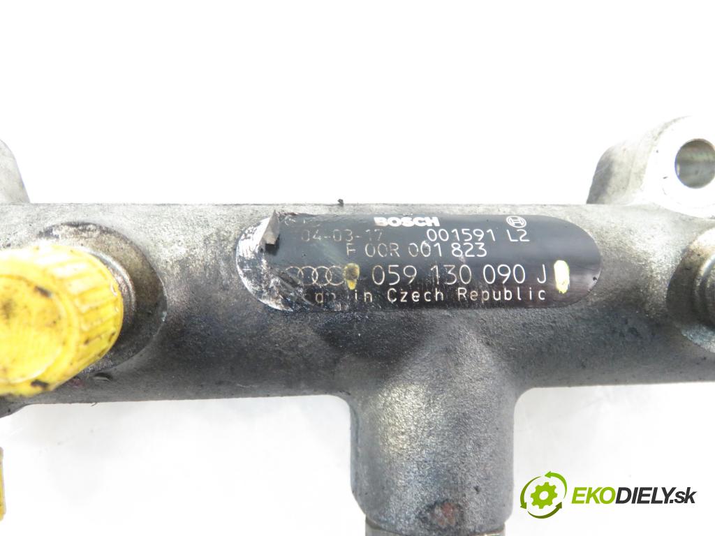 AUDI A6 (4F2, C6) SEDAN 2004 165,00 3.0 TDI quattro - BMK 2967,00 Lišta vstrekovacia 059130089D (Vstrekovacie lišty)