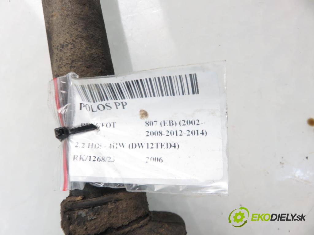 PEUGEOT 807 (EB_) MINIVAN 2006 94,00 2.2 HDi - 4HW (DW12TED4) 2179,00 Poloos PP