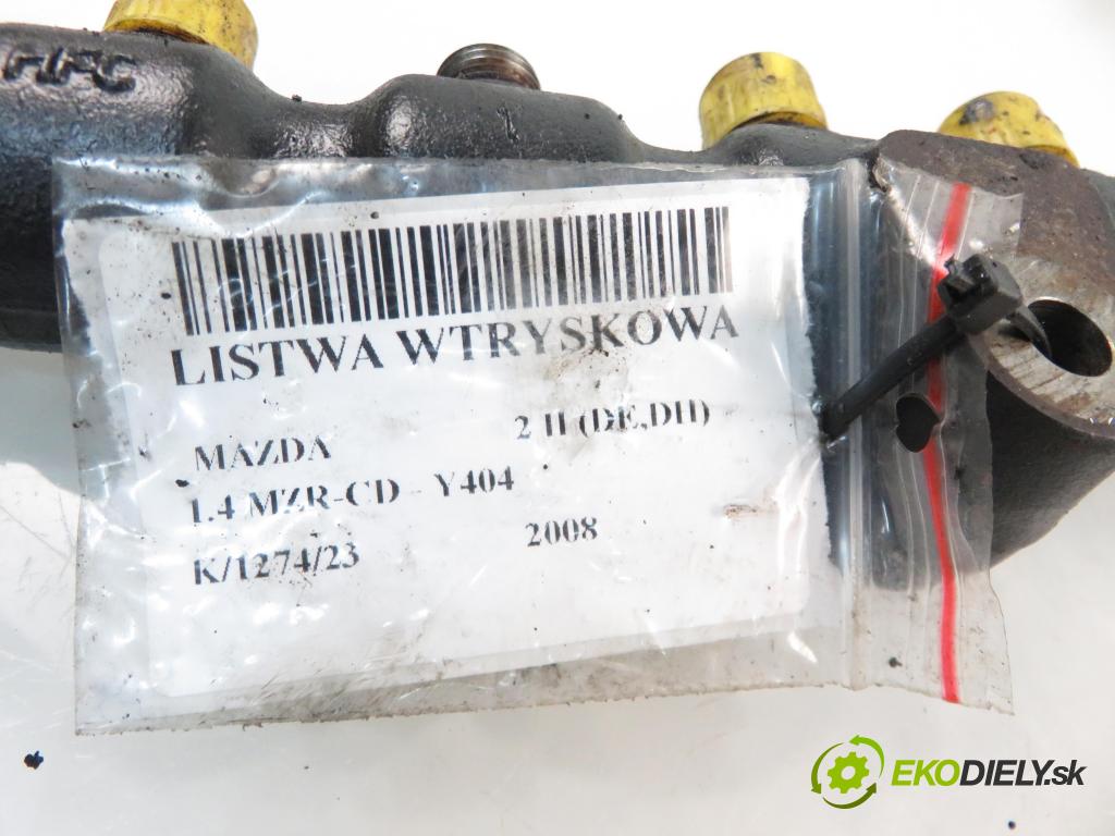 MAZDA 2 (DE_, DH_) HB 2008 50,00 1.4 MZR-CD - Y404 1399,00 Lišta vstrekovacia 9654592680 ; 9655465480 (Vstrekovacie lišty)