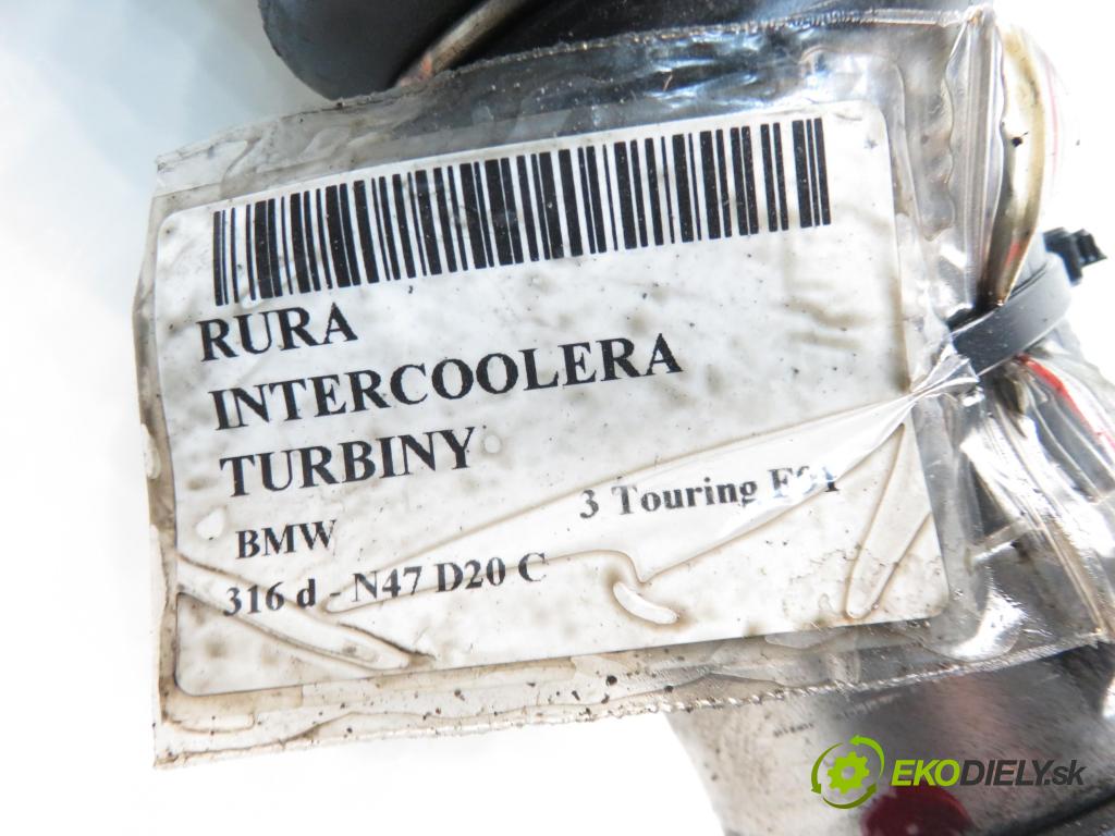 BMW 3 Touring (E91) KOMBI 2010 85,00 316 d 116 - N47 D20 C 1995,00 Rúra intercoolera turba 8511739