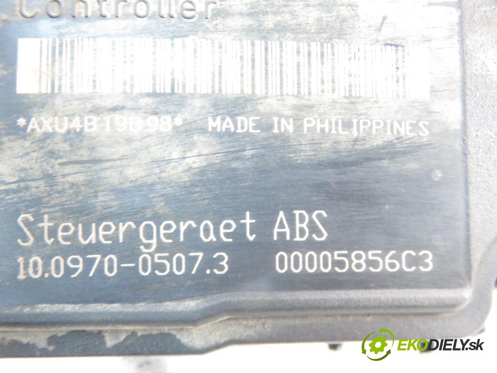 OPEL ASTRA H (A04) HB 2005 74,00 1.7 CDTI 100 - Z 17 DTH 1686,00 Pumpa ABS 24447833BE ; 10097005073 (Pumpy ABS)
