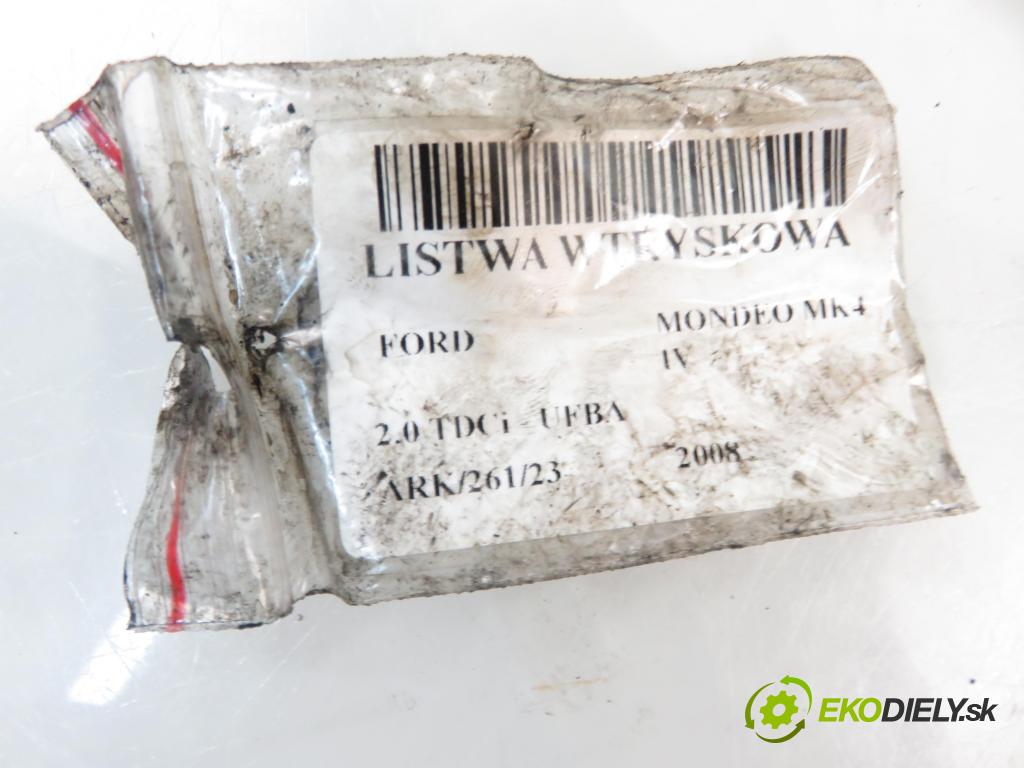 FORD MONDEO IV (BA7) LIFTBACK 2008 103,00 2.0 TDCi - UFBA 1997,00 Lišta vstrekovacia 9658227880 ; 9681649580 (Vstrekovacie lišty)
