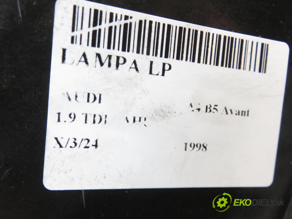 AUDI A4 Avant (8D5, B5) KOMBI 1998 66,00 1.9 TDI - AHU 1896,00 Svetlo LP 8D0941003A