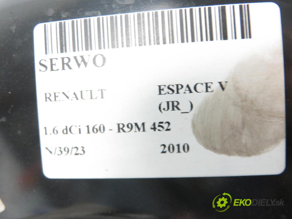 RENAULT ESPACE V (JR_) CROSSOVER 2016 180,00 1.6 dCi 160 - R9M 452 1598,00 Posilovač 472105487R (Servočerpadlá, pumpy riadenia)