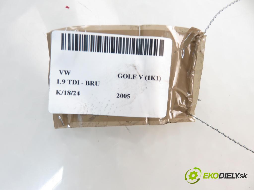 VW GOLF V (1K1) HB 2005 66,00 1.9 TDI PD 90 - BRU 1896,00 Rúra intercoolera turba 1K0145834G