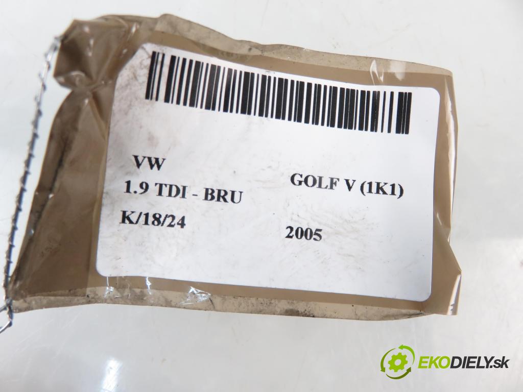 VW GOLF V (1K1) HB 2005 66,00 1.9 TDI PD 90 - BRU 1896,00 Rúra intercoolera turba 1K0145838C