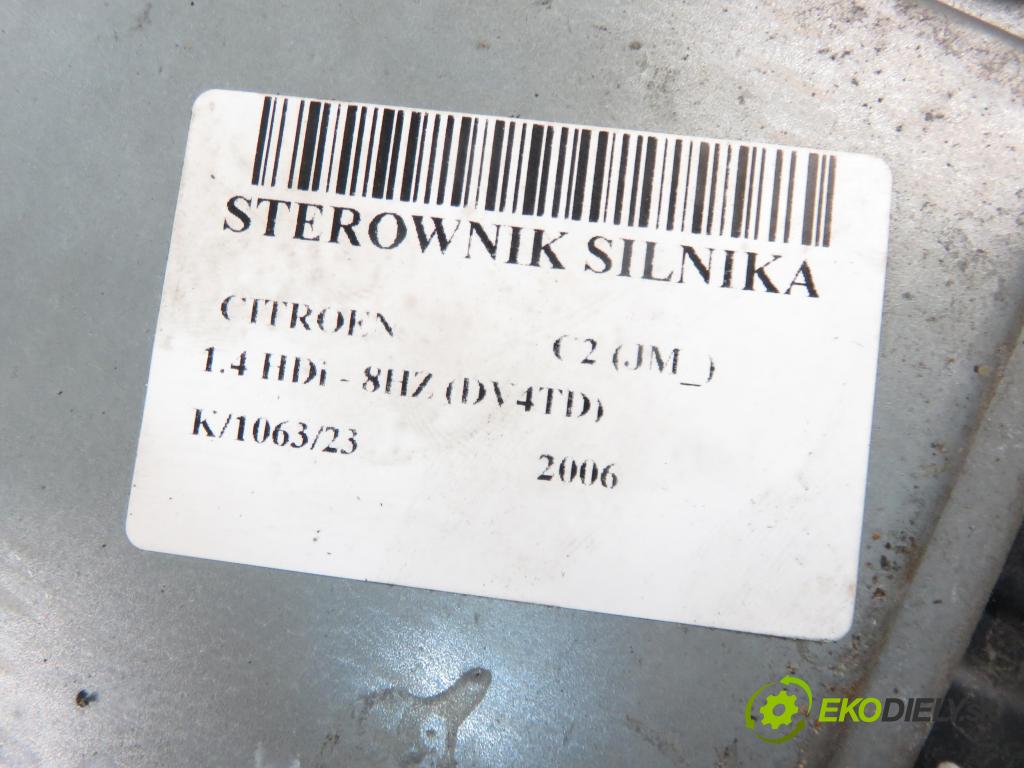 CITROEN C2 (JM_) HB 2006 50,00 1.4 HDi 68 8V - 8HZ 1398,00 Riadiaca jednotka Motor 9660300280 ; 9653451880 ; 5WS40285CT