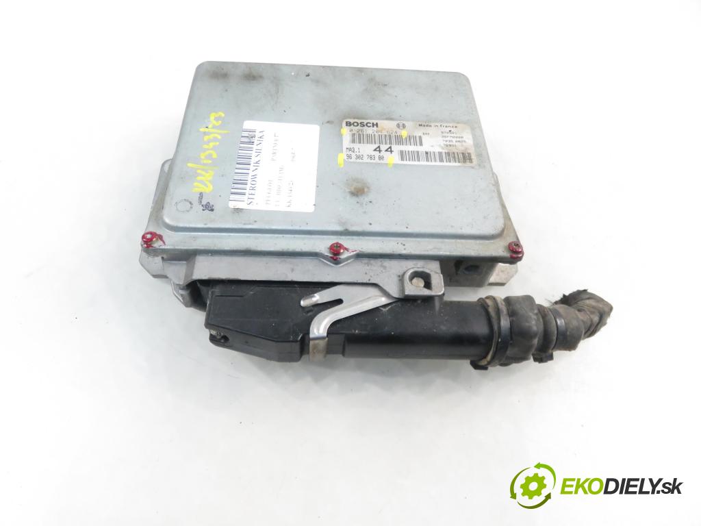 PEUGEOT PARTNER Skrzynia (5_, G_) FURGON 1997 44,00 1.1 - HDZ (TU1M) 1124,00 Riadiaca jednotka Motor 9630278380 ; 0261204624