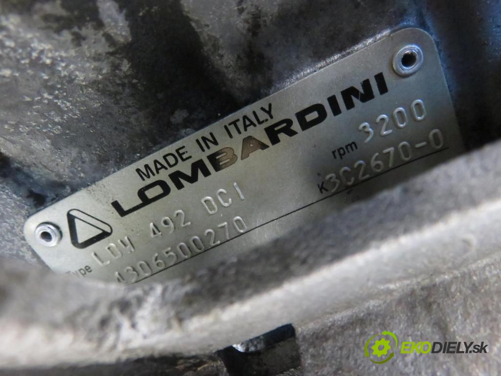 MICROCAR F8C COUPE 2013 8,50 LDW 492 DCi 478,00 Motor DIESEL LDW492DCi